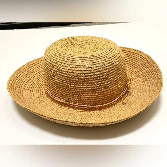Helen Kaminski 100% Raffia Hat Turn Up/ Turn Down Brim - Picture 8 of 12